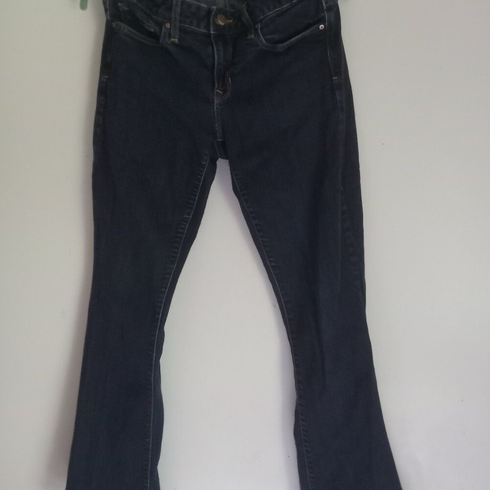 Lightly Used Gap 1969 Jeans , 28r Curvy, Dark  Blue Rinsed  Denim